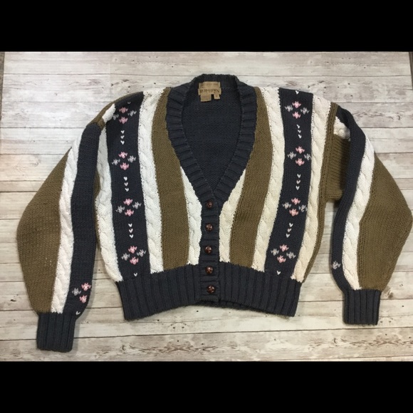 Ruff Hewn Sweaters - Vintage crop hand-knit sweater